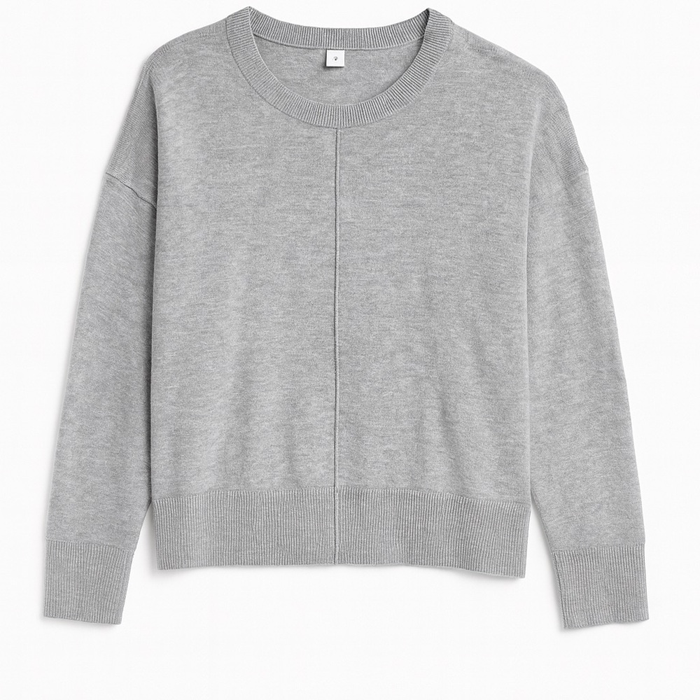Gap Relaxed Fit Heather Grey Sweater | S: Small